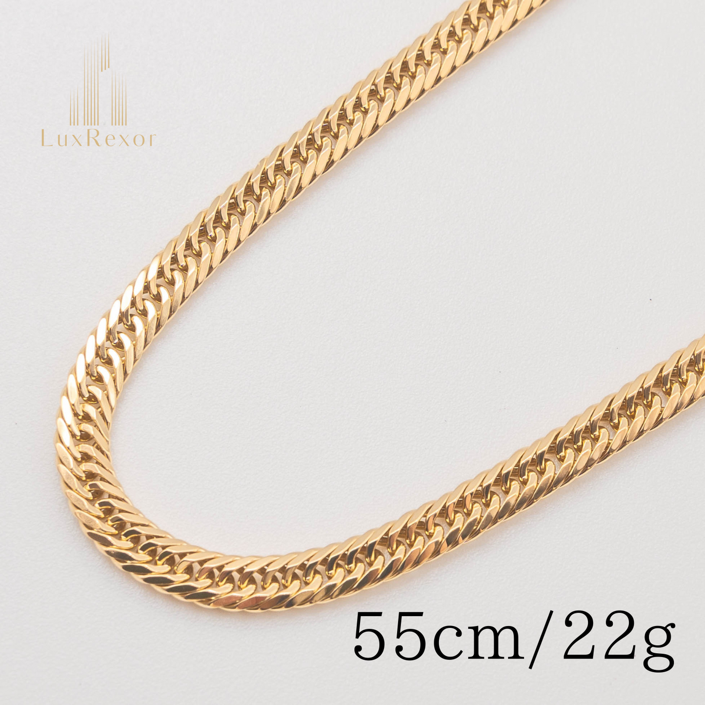 【新品仕上げ】K18 18金喜平ネックレス (Mカットトリプル) 55cm/22g kihei