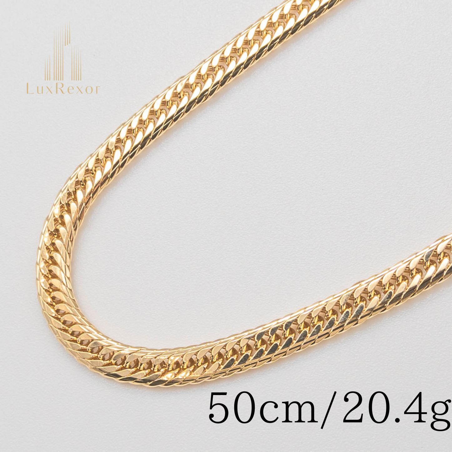 【新品仕上げ】K18 18金 喜平ネックレス (16面カットトリプル) 50cm/20.4g kihei