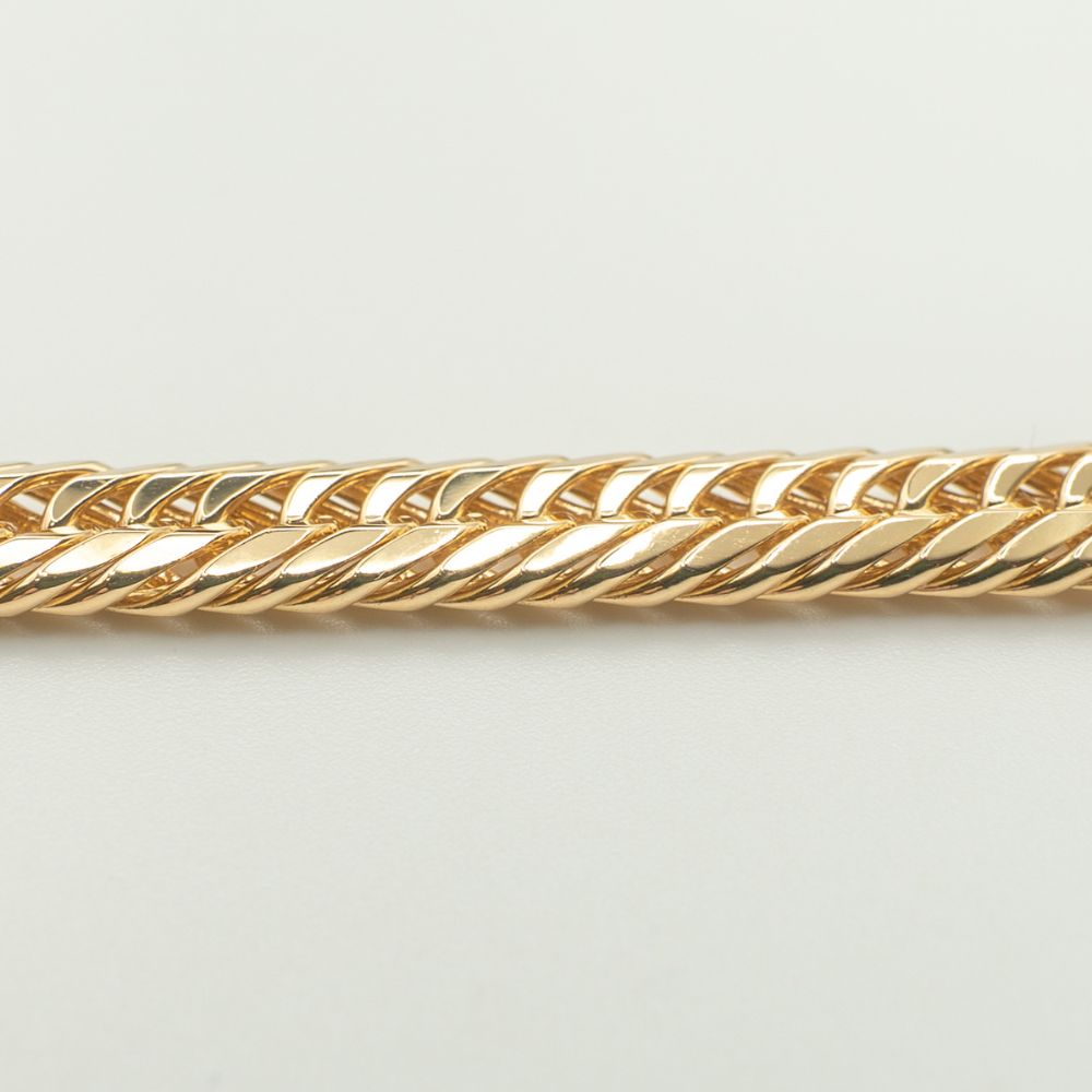 【新品仕上げ】K18 18金喜平ブレスレット(8面WINカットトリプル) 20cm/29.6g kihei