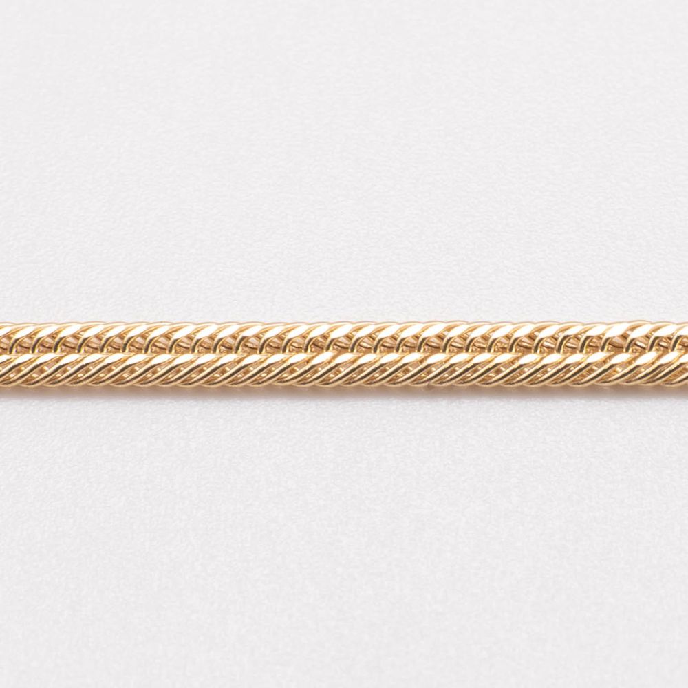 【セット商品】中空クワドループル喜平 50cm/5.9g & 18cm/2.5g