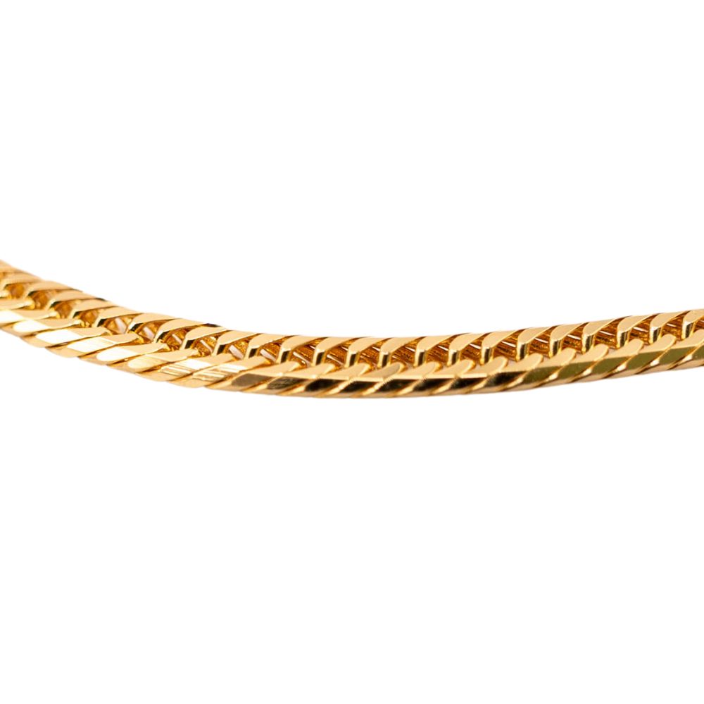 【新品】K18 18金喜平ブレスレット(8面カットトリプル)18cm/5g kihei