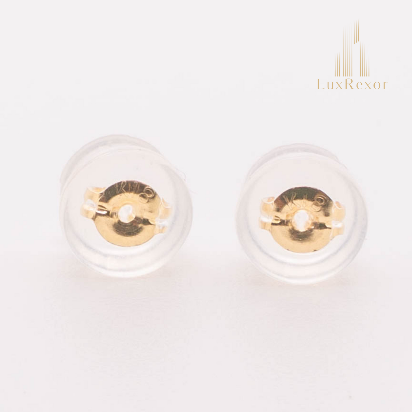 【新品】K18 18金 バタフライピアス 0.8g 両耳用ピアス キャッチ付き 18G