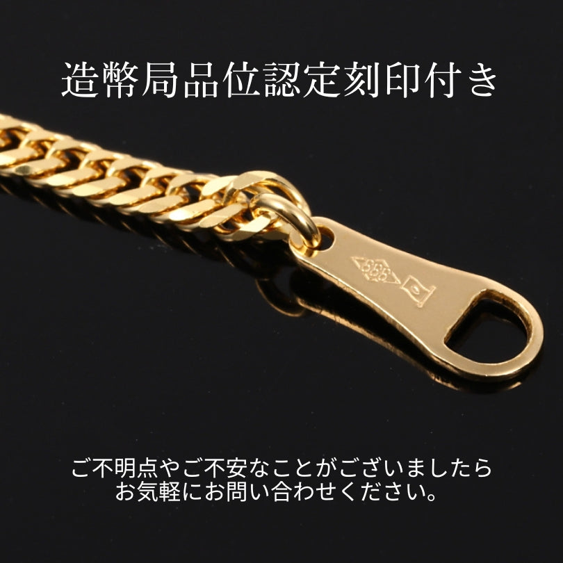 【新品】K24 純金喜平ネックレス(6面カットダブル)50cm/10g kihei