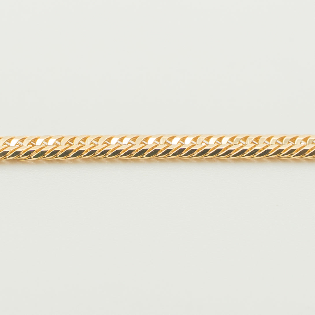 【新品仕上げ】K18 18金喜平ネックレス(12面カットトリプル) 45cm/11.2g kihei