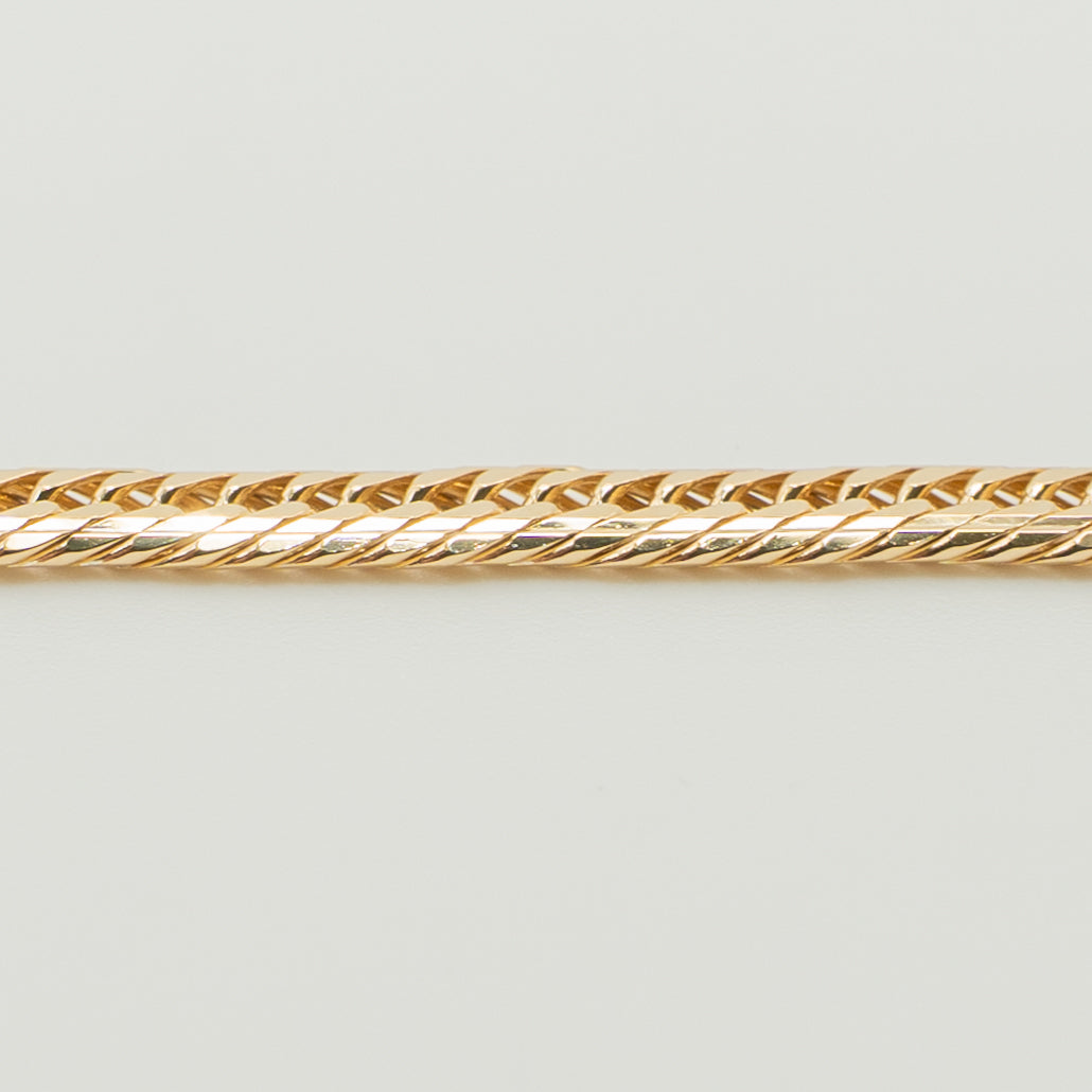 【新品仕上げ】K18 18金喜平ネックレス(16面カットトリプル) 55cm/22.4g kihei