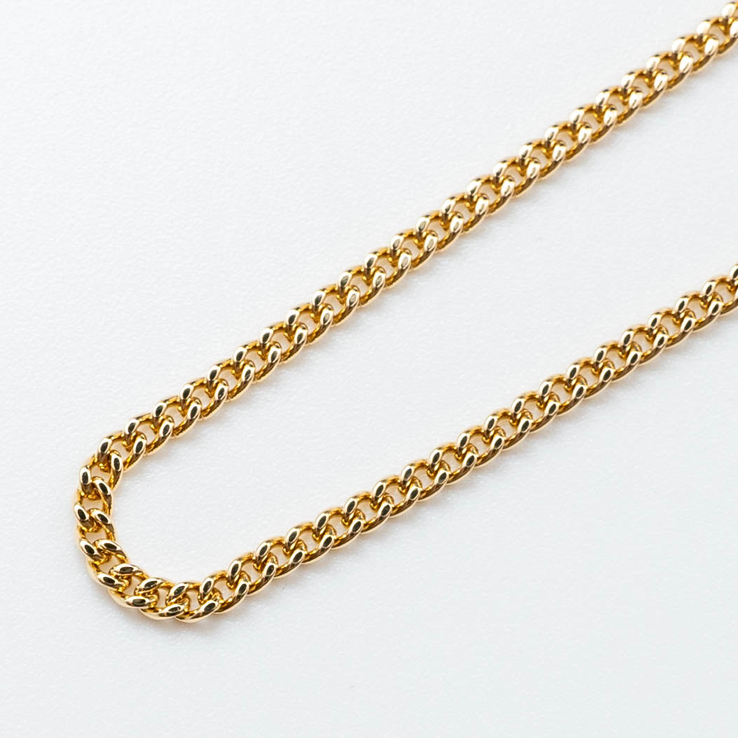 【新品仕上げ】K18 18金喜平ネックレス(2面カットシングル)46cm/9.1g kihei