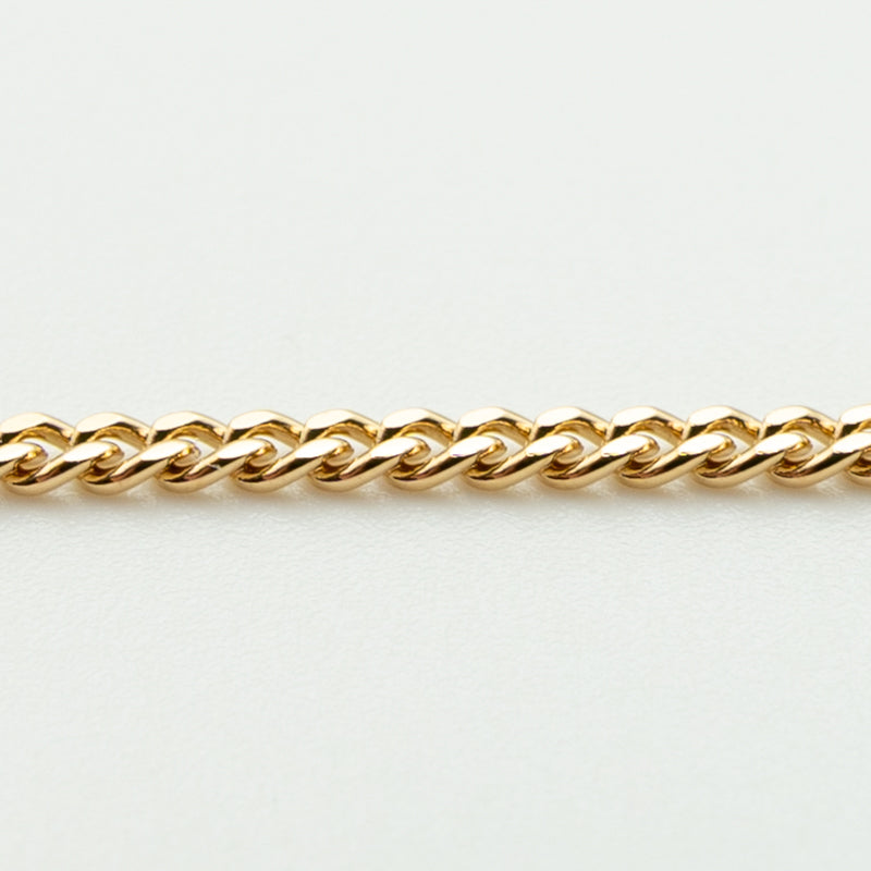【新品仕上げ】K18 18金喜平ネックレス(2面カットシングル) 60cm/9.9g kihei
