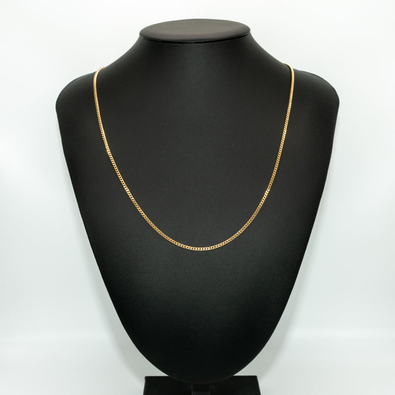 【新品仕上げ】K18 18金喜平ネックレス(2面カットシングル) 60cm/9.9g kihei