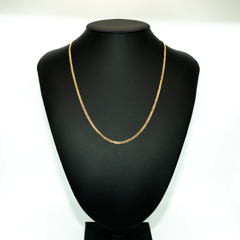【新品仕上げ】K18 18金喜平ネックレス(6面カットダブル) 50cm/10.2g kihei