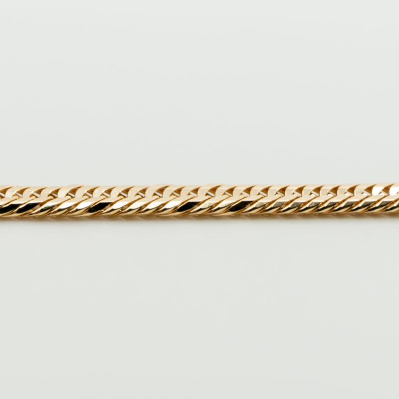 【新品仕上げ】K18 18金喜平アンクレット(12面カットトリプル) 24cm/12.1g kihei