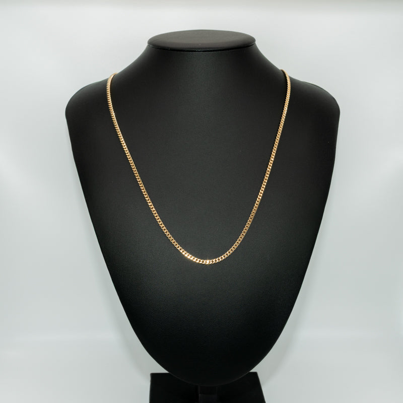 【新品仕上げ】K18 18金喜平ネックレス(2面カットシングル) 60cm/19.95g kihei