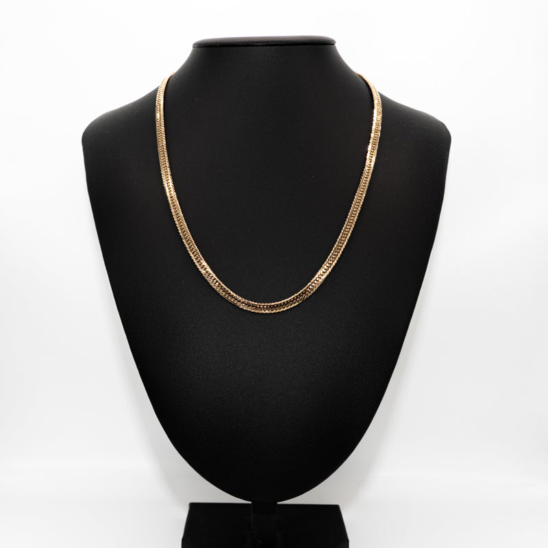【新品仕上げ】K18 18金 喜平ネックレス (12面カットトリプル) 50cm/30.2g kihei