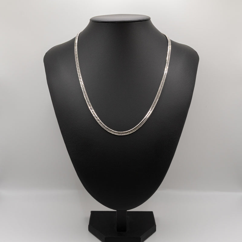 【新品仕上げ】Pt850 プラチナ 喜平ネックレス(12面カットトリプル) 50.5cm/30.2g kihei