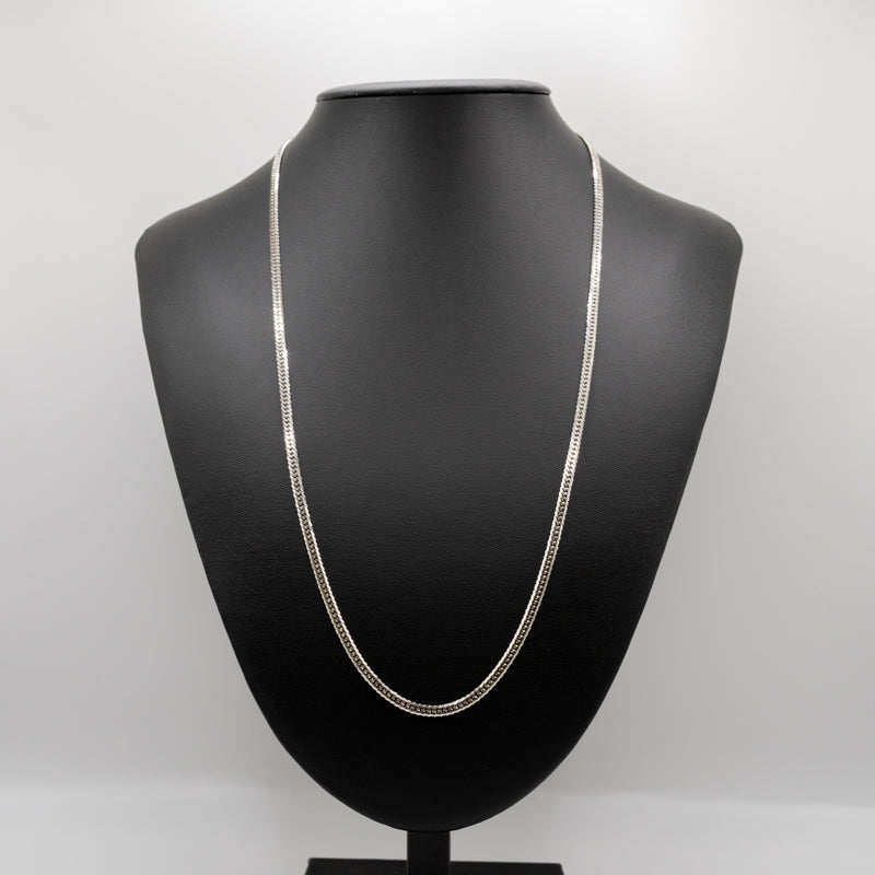 【新品仕上げ】Pt850 プラチナ 喜平ネックレス(6面カットトリプル) 60cm/20.2g kihei