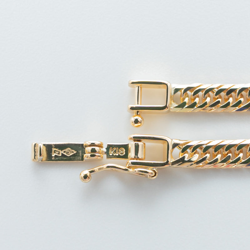 【新品仕上げ】K18 18金 喜平ネックレス (12面カットトリプル) 45cm/11.2g 造幣局刻印あり(ホールマーク)kihei