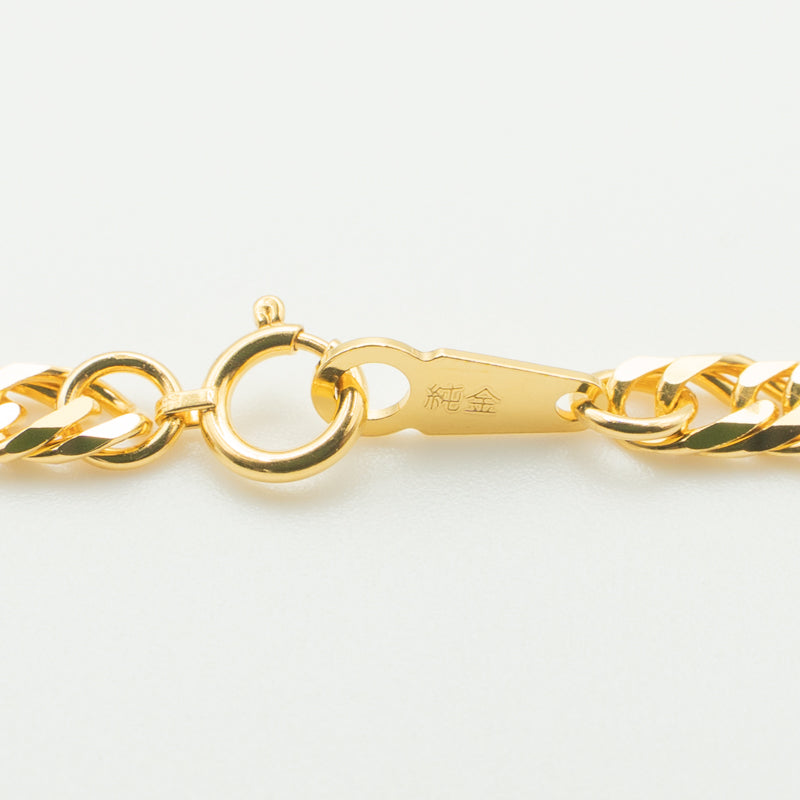 【新品】K24 純金喜平ブレスレット(6面カットダブル)18cm/10g kihei