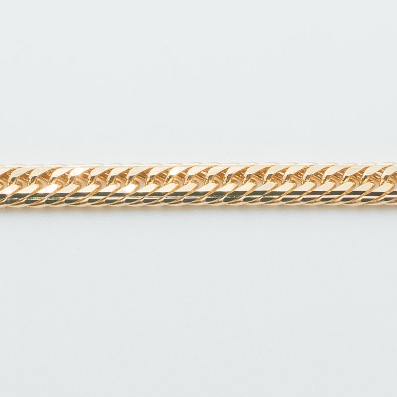 【新品仕上げ中古】K18 18金 喜平ブレスレット (14面Mカットトリプル) 18cm/10.5g kihei