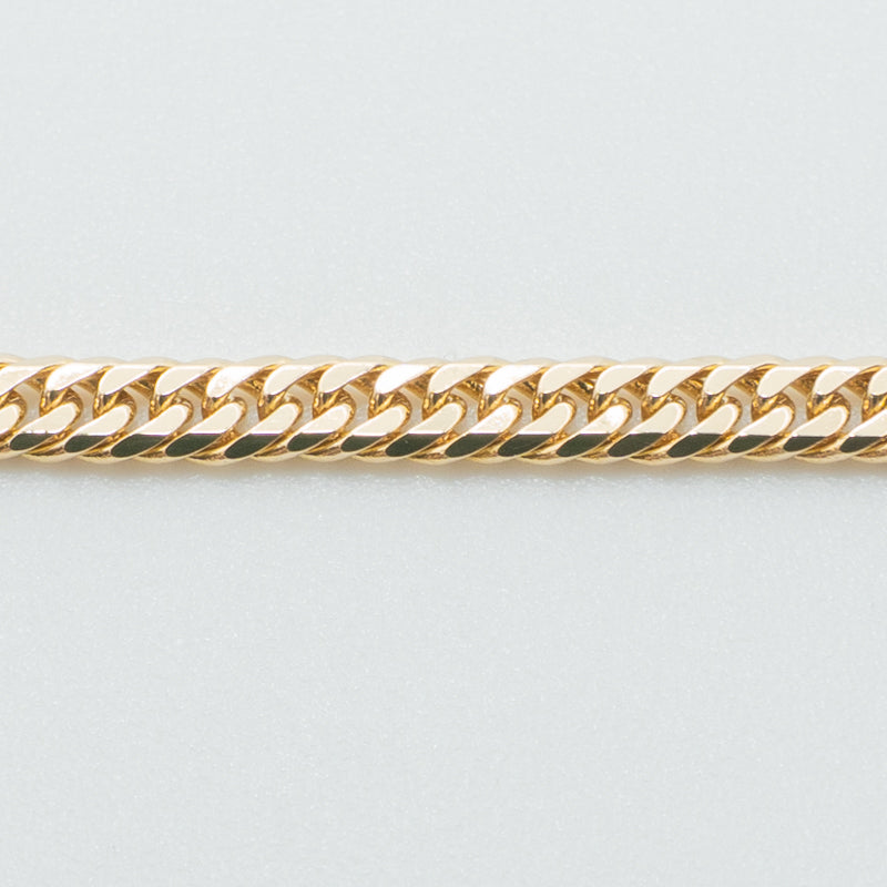 【新品仕上げ中古】K18 18金 喜平ブレスレット (6面カットダブル) 18cm/5.2g kihei