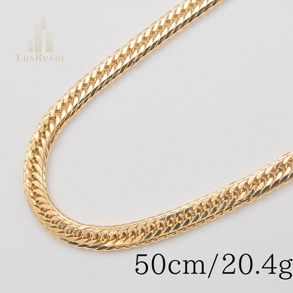 【新品仕上げ】K18 18金 喜平ネックレス (16面カットトリプル) 50cm/20.4g kihei