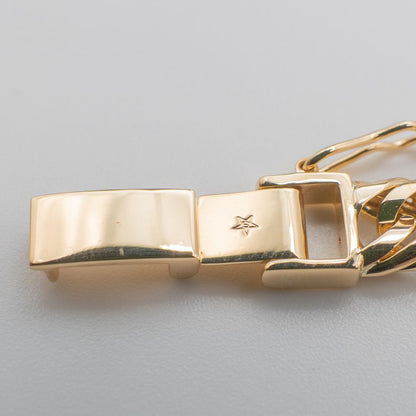 【新品仕上げ】K18 18金喜平ブレスレット(12面カットトリプル) 20cm/30.1g ホシエスマーク GINZA TANAKA kihei