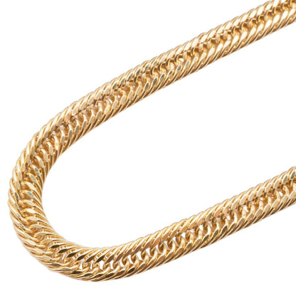 【新品】K18 18金 中空喜平ブレスレット（2面カットクワドループル）18cm/2.6g kihei