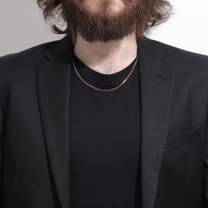 【新品】K18 18金喜平ネックレス（2面カットシングル）50cm/5g 造幣局刻印あり（ホールマーク）kihei