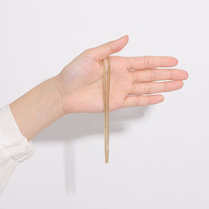 【新品】K18 18金 中空喜平ネックレス（2面カットクワドループル）43cm/5g kihei