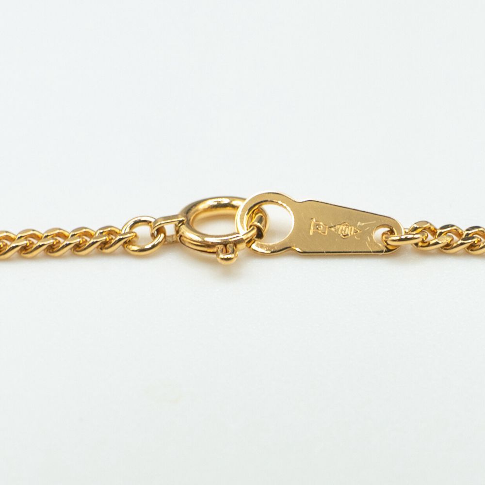 【新品仕上げ】K18 18金喜平ネックレス(2面カットシングル) 60cm/9.99g ホシエスマーク GINZA TANAKA kihei