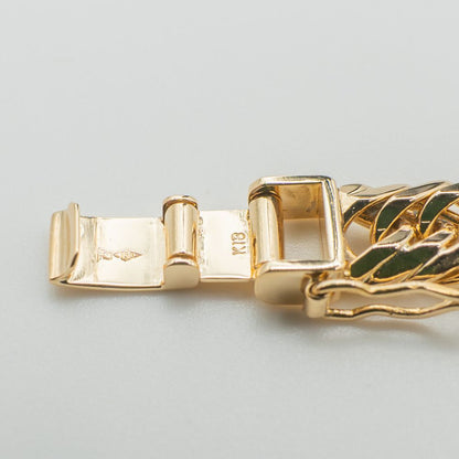 【新品仕上げ】K18 18金喜平ブレスレット(8面WINカットトリプル) 20cm/29.7g kihei