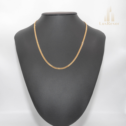 【新品仕上げ】K18 18金 喜平ネックレス (12面カットトリプル) 45cm/11.2g kihei