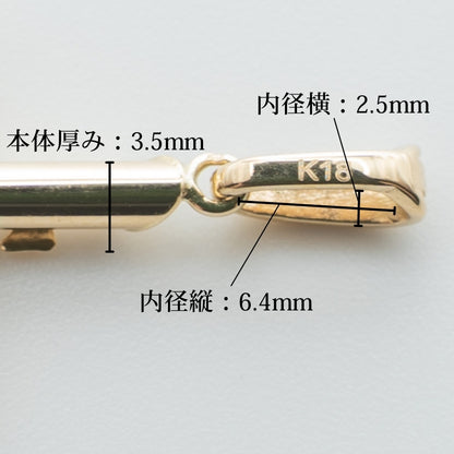 【新品】K18 18金 イエス キリスト 十字架 クロス ゴールドペンダントトップ 約1.5g 中空