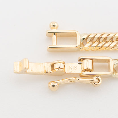 【新品仕上げ中古】K18 18金 喜平ブレスレット(12面カットトリプル) 18cm/5g 造幣局刻印あり（ホールマーク）kihei