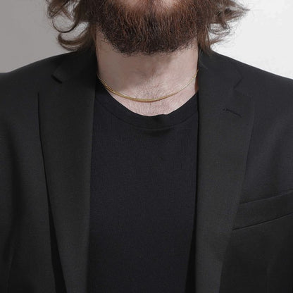 【新品】K18 18金 中空喜平ネックレス（2面カットクワドループル）43cm/5g kihei