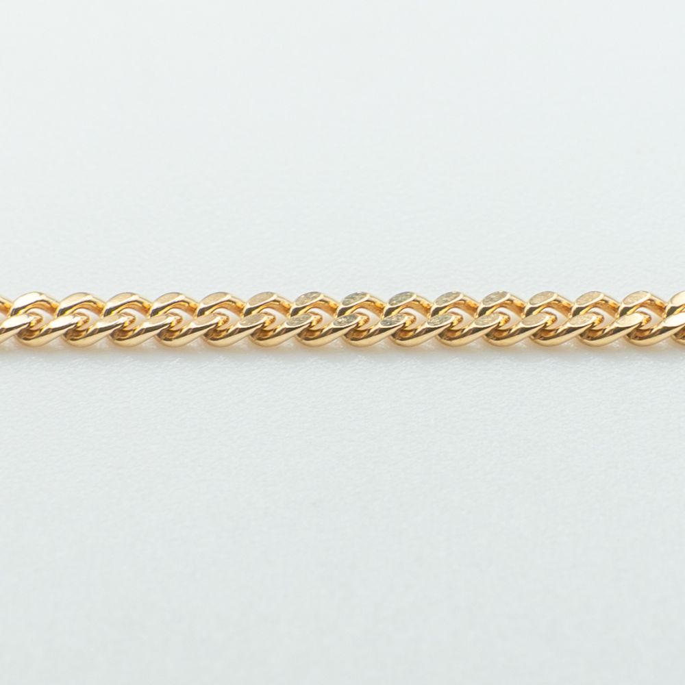 【新品仕上げ】K18 18金喜平ネックレス(2面カットシングル) 60cm/9.99g ホシエスマーク GINZA TANAKA kihei
