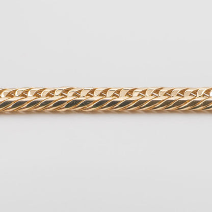 【新品仕上げ】K18 18金喜平ブレスレット(12面カットトリプル) 20cm/30.1g ホシエスマーク GINZA TANAKA kihei