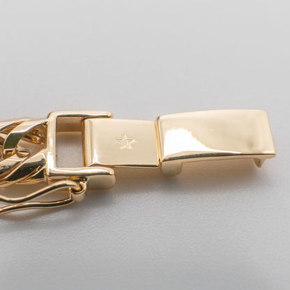 【新品仕上げ】K18 18金喜平ブレスレット(12面カットトリプル) 20cm/30.1g ホシエスマーク GINZA TANAKA kihei