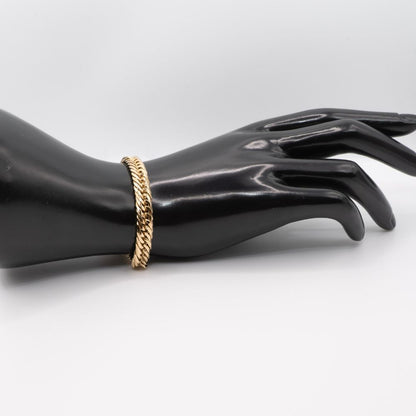 【新品仕上げ】K18 18金喜平ブレスレット(12面カットトリプル) 20cm/30.1g ホシエスマーク GINZA TANAKA kihei