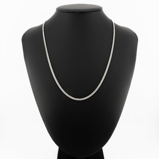 【新品仕上げ中古】Pt850 プラチナ喜平ネックレス(6面カットダブル) 50cm/10g 造幣局刻印あり（ホールマーク）kihei
