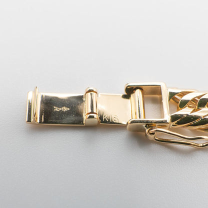 【新品仕上げ】K18 18金喜平ブレスレット(12面カットトリプル) 20cm/30.1g ホシエスマーク GINZA TANAKA kihei