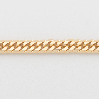 【新品仕上げ中古】K18 18金 喜平ブレスレット (6面カットダブル) 18cm/3.6g 造幣局刻印あり（ホールマーク）kihei