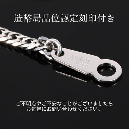 【新品】Pt999 純プラチナ喜平ネックレス（6面カットダブル）50cm/10g kihei