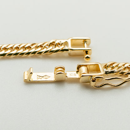 【新品仕上げ】K18 18金喜平ブレスレット(8面カットトリプル) 50cm/13g kihei