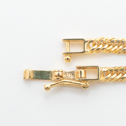 【中古B】K18 18金 喜平ネックレス (12面カットトリプル) 50cm/12.5g 造幣局刻印あり（ホールマーク）kihei