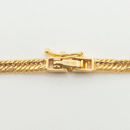 【中古B】K18 18金 喜平ネックレス (12面カットトリプル) 50cm/12.5g 造幣局刻印あり（ホールマーク）kihei