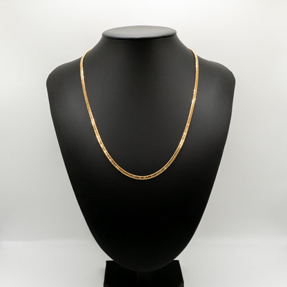 【中古B】K18 18金 喜平ネックレス (12面カットトリプル) 50cm/12.5g 造幣局刻印あり（ホールマーク）kihei