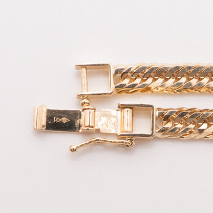 【中古A】K18 18金 喜平ネックレス (12面カットトリプル) 50cm/30.3g 造幣局刻印あり（ホールマーク）kihei