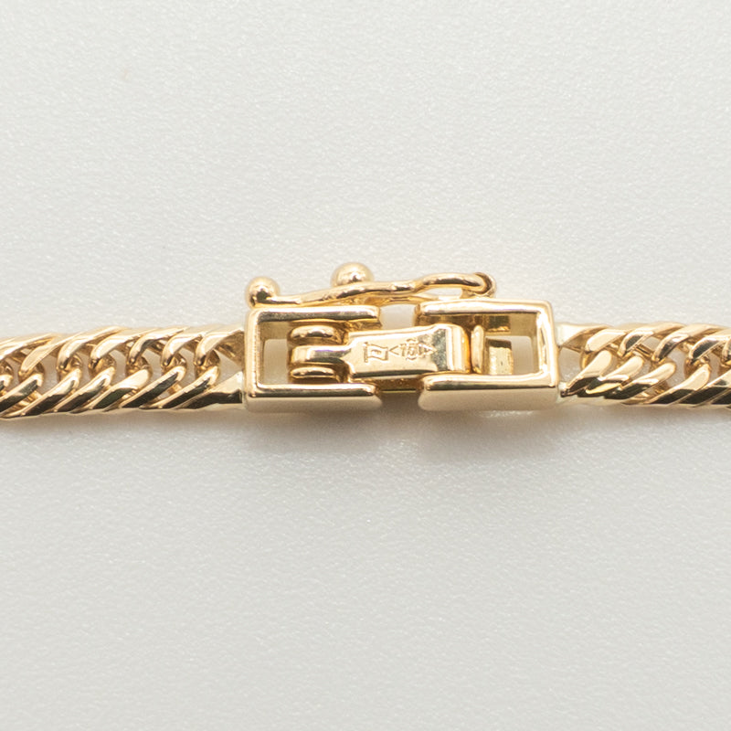 【新品仕上げ中古】K18 18金 喜平ネックレス(12面カットトリプル) 50cm/12.4g 造幣局刻印あり（ホールマーク）kihei