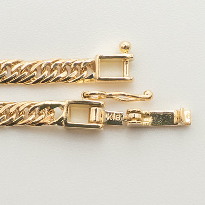 【新品仕上げ中古】K18 18金 喜平ネックレス(12面カットトリプル) 50cm/12.4g 造幣局刻印あり（ホールマーク）kihei