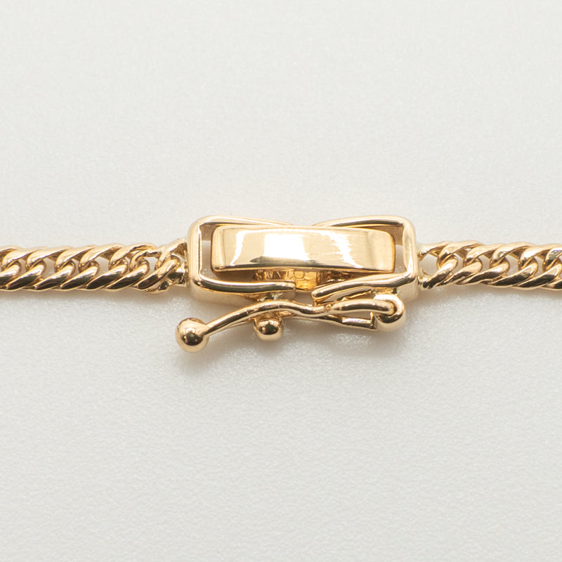 【新品仕上げ中古】K18 18金 喜平ネックレス(6面カットダブル) 50cm/9.9g 造幣局刻印あり（ホールマーク）kihei