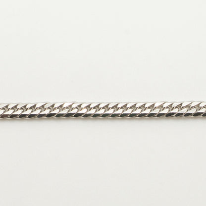 【新品仕上げ中古】Pt850 プラチナ850 喜平ネックレス(6面カットダブル) 50cm/20.3g 造幣局刻印あり（ホールマーク）kihei